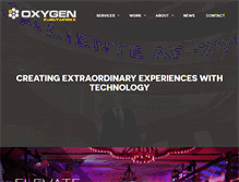 Tablet Screenshot of oxygeneventworks.com